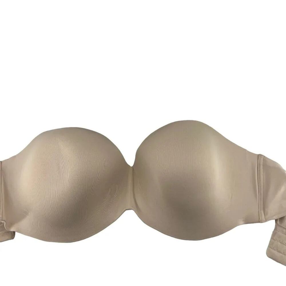 Maidenform Full Coverage Strapless Underwire Bra 40DDD Latte Lift